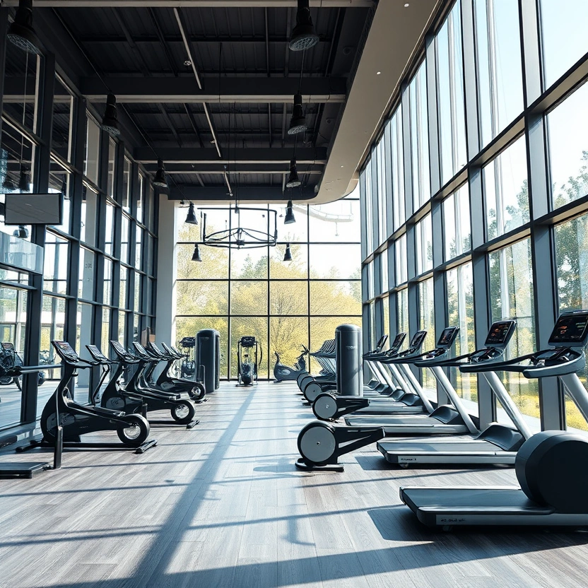 State-of-the-art fitness center